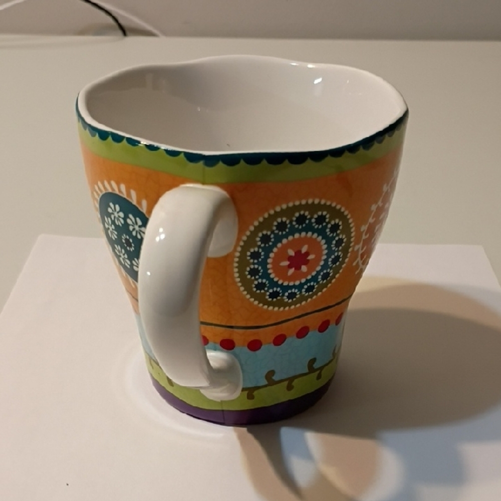 222 Fifth Multicolor Patterned Mug - Picture 3 of 8
